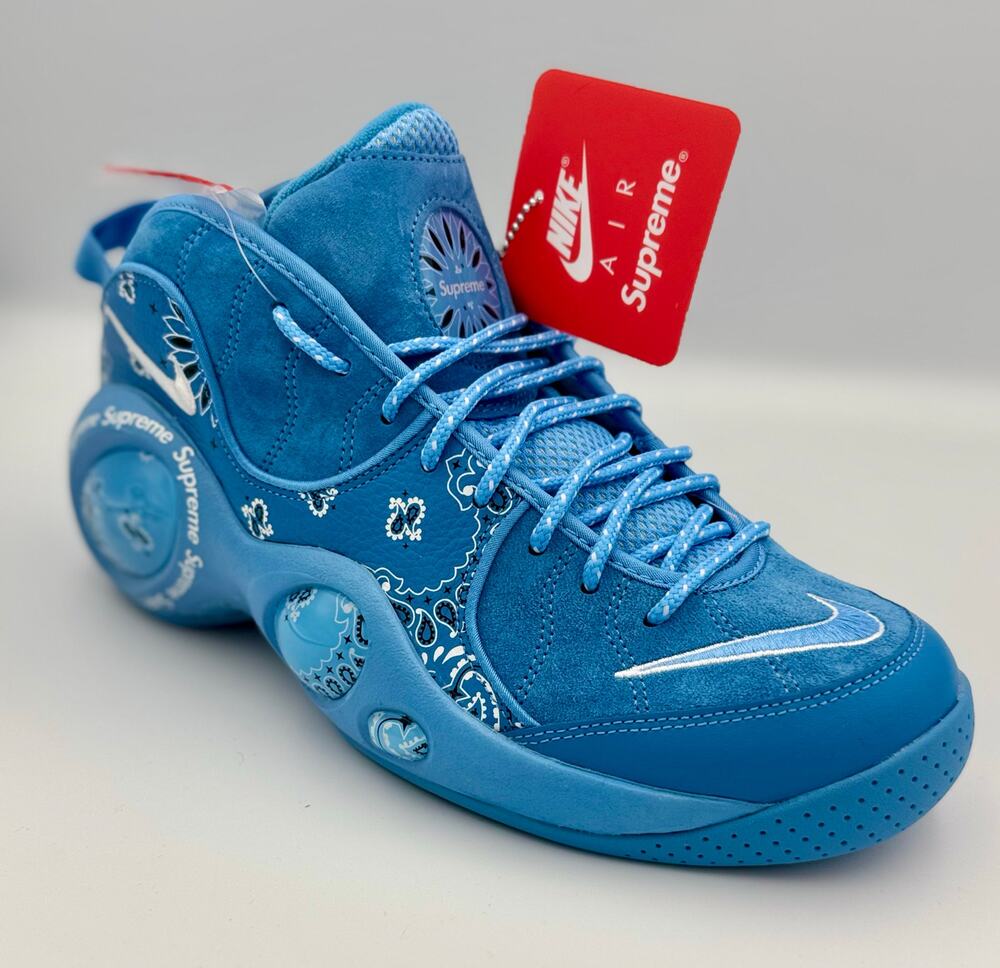 Nike Air Zoom Flight 95 SP Supreme University Blue Sz 10 #144